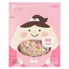 FOREST NOODLES 森林麵食 森林寶寶義麵 蝴蝶麵 8個月以上, 120g, 1個