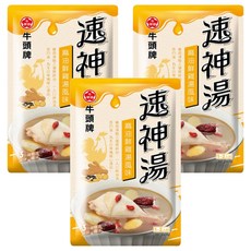 牛頭牌 速神湯 麻油鮮雞湯風味, 50g, 3個