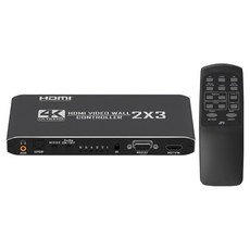 Coms 2x3 HDMI 1.4 多畫面 4K 30Hz 電視牆控制器, 1個, OU847