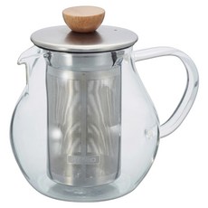 HARIO 好璃奧 極簡花茶壺 450ml TPC-45HSV 透明色 1個