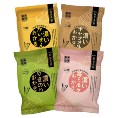 樂米穀場 初雪美姬風味鮮酥燒組, 1套, 草莓口味 + 海苔口味 + 海鮮口味 + 焦糖口味