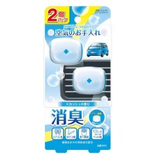 CARALL AIR AID 冷氣出風口專用消臭夾 2入組 清爽柑橘, 12g, 1套
