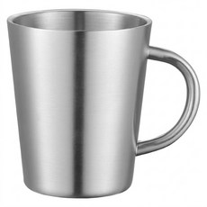Ciao Ya 喬亞 304美亞咖啡杯 350ml, 不鏽鋼色, 1個