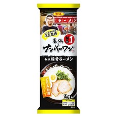 Sanpo 三寶 博多長濱No.1拉麵監修棒狀豚骨風味拉麵 2人份, 198.4g, 1個