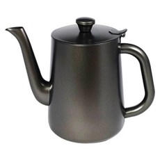 OSAMA 王樣 316黑鈦長嘴水壺 2L 茶壺 黑鈦色 1個
