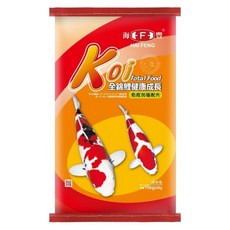HAI FENG 海豐 錦鯉健康成長飼料 紅 中大粒, 10kg, 1個