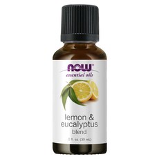 NOW Foods 複方純精油, 1件, 30ml, 檸檬 + 尤加利