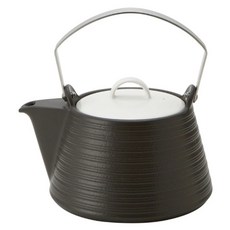 MIyAWO IH陶土茶壺 2L 可用電磁爐 黑白色 1個 BH-THE61840