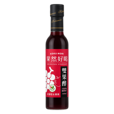 KOKUMORI 穀盛 果然好喝 紅葡萄蘋果雙果酢, 1個, 360ml