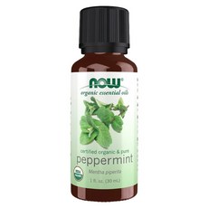 NOW Foods 美國USDA認證純薄荷精油, 1件, 30ml, peppermint