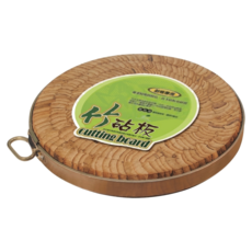 菊川本味 巧味竹圓剁板 1.2尺, 原木色, 1個