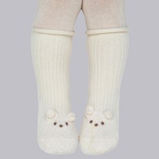 KIDS CLARA 新生兒 Veila 小動物捲邊及膝襪