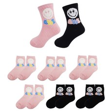 ELLE kids 兒童款 童趣笑臉襪6雙組