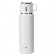 DILLER 迪樂貝爾 316 不銹鋼 保溫水壺 730ml 保冰 杯蓋可喝水 咖啡杯 茶杯 水杯 精緻 白色 1個