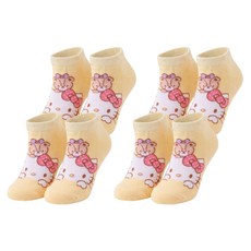 ONEDER 旺達棉品 幼童 凱蒂貓止滑襪 小熊 KT-A236
