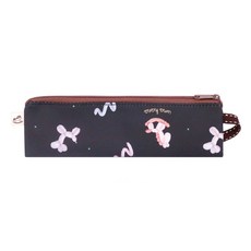 uma hana 短款防水餐具袋 折氣球印花, 黑色, 1個