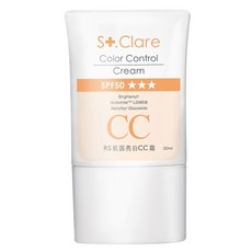 St.Clare 聖克萊爾 RS肌因亮白CC霜 SPF50 PA+++, 自然膚色, 1個, 30ml
