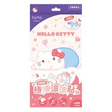 明基健康生活 幸福物語 極凍涼涼貼 Hello Kitty, 1套, 6個裝