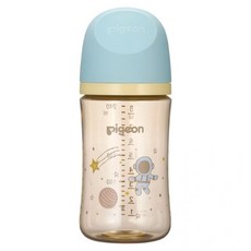 pigeon 貝親 WN3母乳實感PPSU奶瓶, 太空漫步, 1個, 240ml