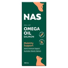 Natural Animal Solutions 天然草本 Salmon 鮭魚油 活動力, 1個, 500ml, 關節