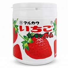 MARUKAWA 丸川 口香糖 草莓風味, 130g, 1個