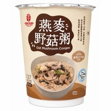 京工 燕麥野菇粥 植物五辛素, 34g, 1個