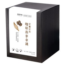 順便幸福 燕麥咖啡拿鐵隨身組, 1套, 杏仁果黑巧克濾掛 8g 6個 + 燕麥植物奶 30g 6個