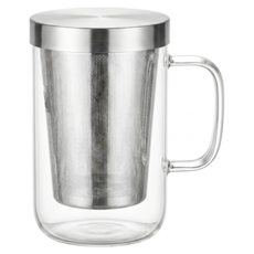 Kiyodo 耐熱泡茶杯, 透明, 1個, 500ml