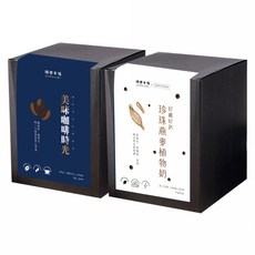 順便幸福 珍珠燕麥咖啡拿鐵隨身組, 1套, 杏仁果黑巧克濾掛咖啡8g 12包 + 燕麥植物奶30g 6包 + 即時蒟蒻粉圓珍珠50g 6包