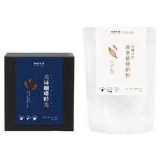 順便幸福 燕麥咖啡拿鐵超值組-瓜地馬拉濾掛 446g, 1套, 瓜地馬拉濾掛咖啡8g x 12包+燕麥植物奶粉350g