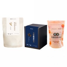 順便幸福 珍珠燕麥咖啡拿鐵超值組, 1套, 曼特寧濾掛咖啡 8g 12個 + 燕麥植物奶 350g + 即食蒟蒻粉圓珍珠 300g