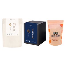 順便幸福 珍珠燕麥咖啡拿鐵超值組, 1套, 奶油核桃濾掛咖啡 8g 12個 + 燕麥植物奶 350g + 即食蒟蒻粉圓珍珠 300g