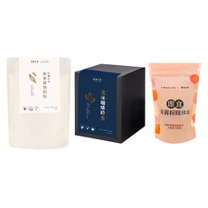 順便幸福 珍珠燕麥咖啡拿鐵超值組, 1套, 杏仁果黑巧克濾掛咖啡 8g 12包 + 燕麥植物奶 350g + 即食蒟蒻粉圓珍珠 300g