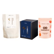 順便幸福 珍珠燕麥咖啡拿鐵超值組, 1套, 黃金曼特寧濾掛咖啡 8g 12個 + 燕麥植物奶 350g + 即食蒟蒻粉圓珍珠 300g