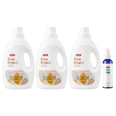 Doricare 朵樂比 米糠濃縮洗衣精 6L+衣物除皺噴霧200ml, 6200ml, 4入, 1組