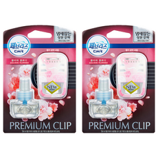 febreze 風倍清 高級夾式車用精油芳香劑, 2個, 花漾旋律, 1入