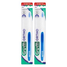 SUNSTAR 三詩達 G.U.M 矯正專用軟毛牙刷 4排30束 顏色隨機, 1入, 2支