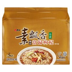 維力 素飄香 麻油當歸枸杞風味麵 80g, 5包