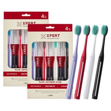 XPERT 積雪草敏感牙齦護理超細毛牙刷, 4入, 2個