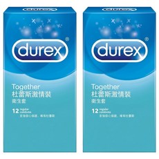 durex 杜蕾斯 激情裝衛生套 闊度52.5mm, 12個, 2盒