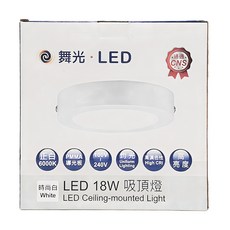 DANCELIGHT 舞光 大珠吸頂燈 18W 白光, 時尚白