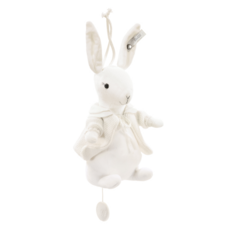 Steiff 德國金耳釦泰迪熊 嬰幼兒音樂鈴, Rabbit music box, 1個