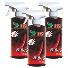 翠筠 辣椒水驅蟲液, 3罐, 500ml