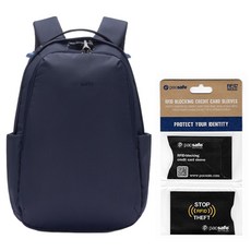 pacsafe V All-Round 防盜包 16L + RFID防側錄卡套組, 海洋藍(包)
