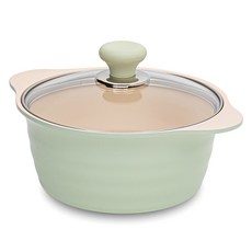 Dream Chef IH爐適用Herb系列附蓋雙耳湯鍋, 混色, 20cm, 1個