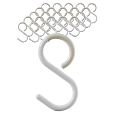 BROPICK 固定式S型掛鉤 6cm, 單一顏色, 24個