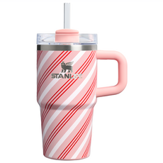 STANLEY 台灣公司貨 冒險系列 吸管隨手杯2.0, 草莓拐杖糖, 590ml, 1個