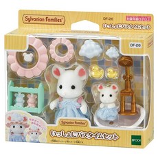 EPOCH Sylvanian Families 森林家族 棉花糖鼠泡泡洗澡組 EP15608 3歲以上, 1盒