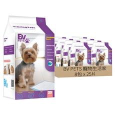 BV PETS 寵物生活家 寵物尿布墊 家用款, 8包, 25片