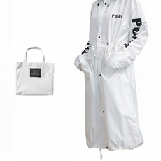 加長款風衣式時尚雨衣/一件式雨衣/輕量雨衣/防水外套/通勤雨衣/風衣大衣 + 收納袋 F0598-XL01